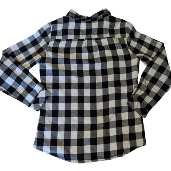 Korus Apparel Shacket Sherpa Lined Plaid Flannel Jacket Women's Size Medium - Picture 3 of 6